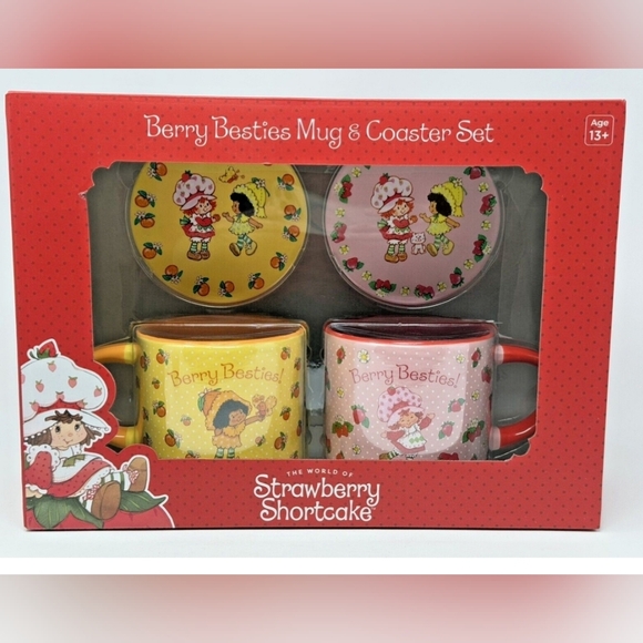 Strawberry Shortcake Other - Strawberry Shortcake Berry Besties Mug & Coaster Set NIB